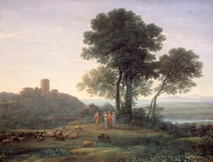 Jacob met Laban en zijn Dochters door Claude Lorrain